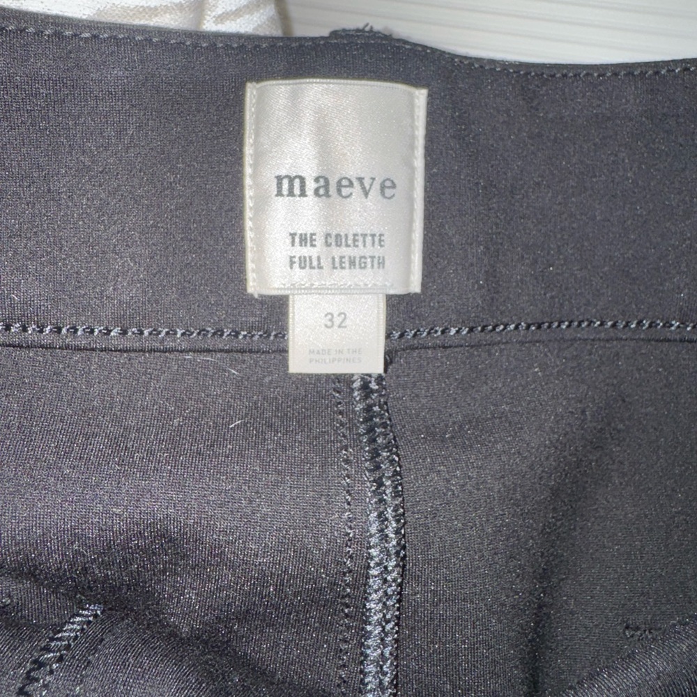 Maeve Colette Black Pointe Full Length Trousers